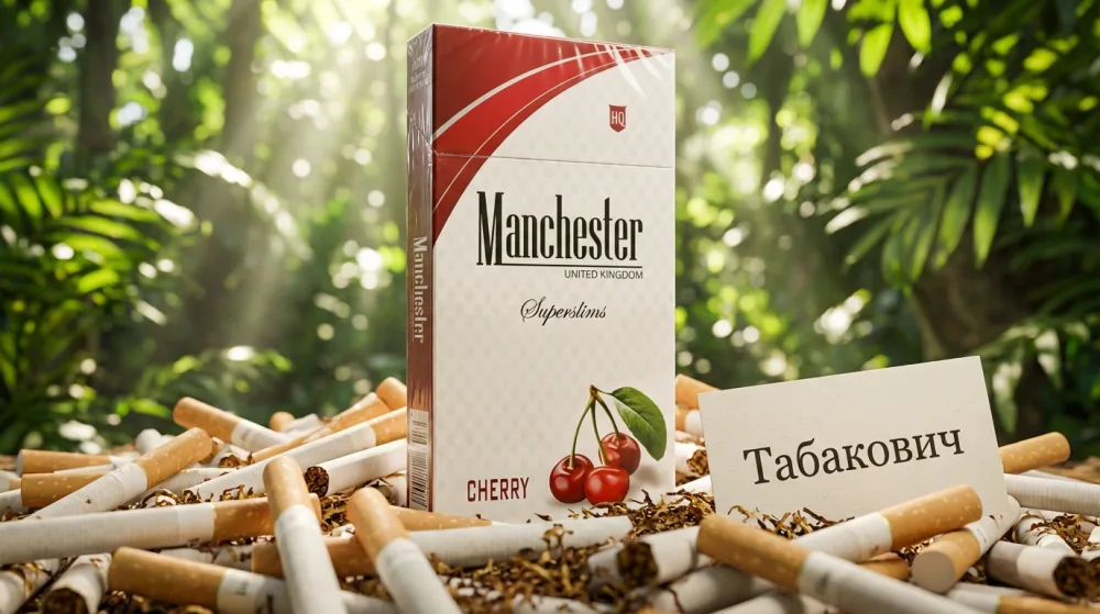 Манчестер Супер Слим Черри